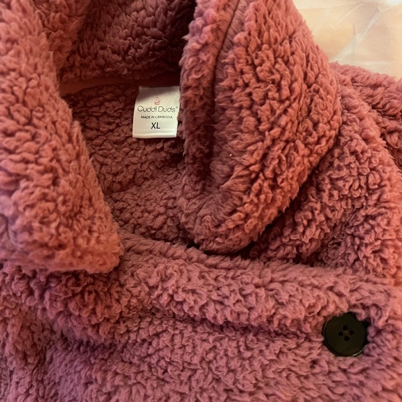 Rose teddy coat - Picture 2 of 3